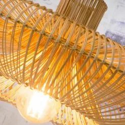 Good & Mojo Suspensions Suspension En Rotin D70cm -Luminaires Soldes suspension en rotin d70cm 3