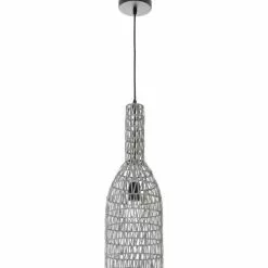 Lussiol Lighting Suspensions Suspension En Rotin Gris D. 19 Cm -Luminaires Soldes suspension en rotin gris d 19 cm 3