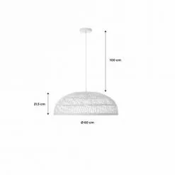 Alice's Garden Suspensions Suspension En Rotin Naturel D60cm Panama -Luminaires Soldes suspension en rotin naturel d60cm panama 2