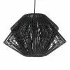 Lussiol Lighting Suspensions Suspension En Rotin Noir D. 45 Cm