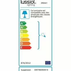 Lussiol Lighting Suspensions Suspension En Rotin Noir D. 45 Cm -Luminaires Soldes suspension en rotin noir d 45 cm 5