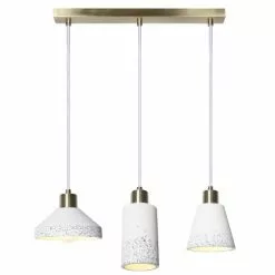 Keria Suspensions Suspension En Stone Laiton -Luminaires Soldes suspension en stone laiton 2