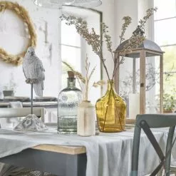 Maisons Du Monde Suspensions Suspension En Verre Ciselé Transparent Et Manguier -Luminaires Soldes suspension en verre cisele transparent et manguier 1000 12 22 210557 3