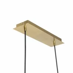 QAZQA Suspensions Suspension En Verre Doré/laiton -Luminaires Soldes suspension en verre dore laiton 12