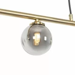 QAZQA Suspensions Suspension En Verre Doré/laiton -Luminaires Soldes suspension en verre dore laiton 13