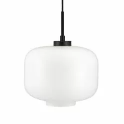 Dyberg Larsen Suspensions Suspension En Verre Et Laiton, H 20 Cm D 25 Cm -Luminaires Soldes suspension en verre et metal noir h 20 cm d 25 cm