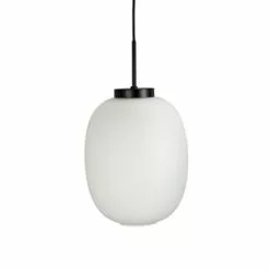 Dyberg Larsen Suspensions Suspension En Verre Et Laiton, H 30 Cm D 25 Cm -Luminaires Soldes suspension en verre et metal noir mat h 30 cm d 25 cm