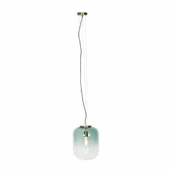 QAZQA Suspensions Suspension En Verre Vert -Luminaires Soldes suspension en verre vert 3