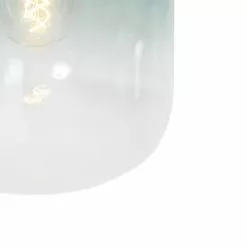 QAZQA Suspensions Suspension En Verre Vert -Luminaires Soldes suspension en verre vert 5