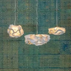 Now’s Home Suspensions Suspension Fabriquée à La Main En Zipper Ivoire D65 -Luminaires Soldes suspension fabriquee a la main en zipper ivoire d65 4