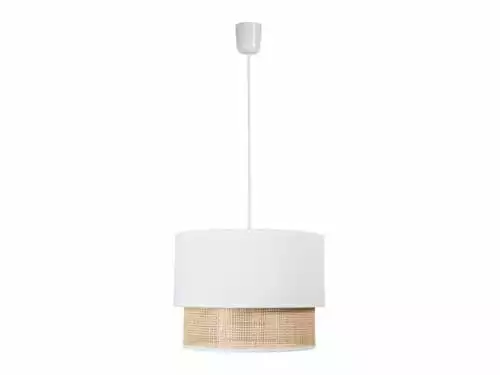 Jardideco Suspensions Suspension Gigogne Rotin Blanc D35cm 2 Jardideco Suspensions Suspension Gigogne Rotin Blanc D35cm – Image 2