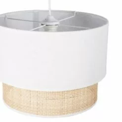 Jardideco Suspensions Suspension Gigogne Rotin Blanc D35cm 6 Jardideco Suspensions Suspension Gigogne Rotin Blanc D35cm -Luminaires Soldes suspension gigogne rotin blanc d35cm 2