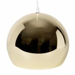 Maisons Du Monde Suspensions Suspension Globe En Métal Doré