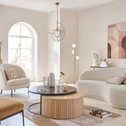 Maisons Du Monde Suspensions Suspension Globe En Verre Transparent Et Métal Doré -Luminaires Soldes suspension globe en verre transparent et metal dore 1000 13 34 210405 5