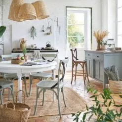 Maisons Du Monde Suspensions Suspension Grappe 5 Abat-jours En Bambou Tressé -Luminaires Soldes suspension grappe 5 abat jours en bambou tresse 1000 12 35 223936 1