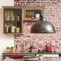 Maisons Du Monde Suspensions Suspension Indus En Métal Brossé D50 -Luminaires Soldes suspension indus en metal brosse d50 1000 0 24 131019 5