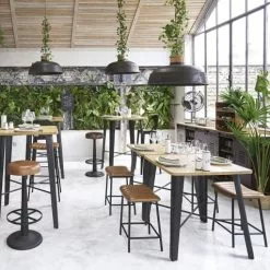 Maisons Du Monde Suspensions Suspension Indus En Métal Effet Vieilli Et Manguier -Luminaires Soldes suspension indus en metal effet vieilli et manguier 1000 5 8 190371 9