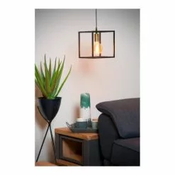 Lampea Suspensions Suspension Industrielle En Métal Noir 150 Cm -Luminaires Soldes suspension industrielle en metal noir 150 cm 3