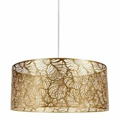 Jardideco Suspensions Suspension Métal Ajouré Doré D35cm