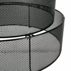 Jardideco Suspensions Suspension Métal Ajouré Gigogne Noir 5 Jardideco Suspensions Suspension Métal Ajouré Gigogne Noir -Luminaires Soldes suspension metal ajoure gigogne noir 2