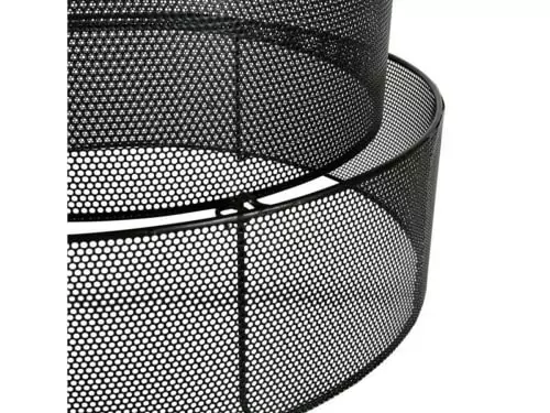 Jardideco Suspensions Suspension Métal Ajouré Gigogne Noir 3 Jardideco Suspensions Suspension Métal Ajouré Gigogne Noir – Image 3