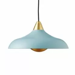 Super Living Suspensions Suspension Métal Vert Et Laiton D36cm -Luminaires Soldes suspension metal bleu et laiton d36cm 5