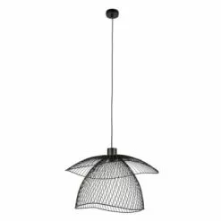 Forestier Suspensions Suspension Métal Filaire Beige D56cm -Luminaires Soldes suspension metal filaire beige d56cm 2