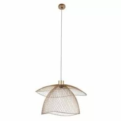 Forestier Suspensions Suspension Métal Filaire Beige D56cm -Luminaires Soldes suspension metal filaire beige d56cm 3