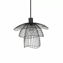Forestier Suspensions Suspension Métal Filaire Noir D30cm