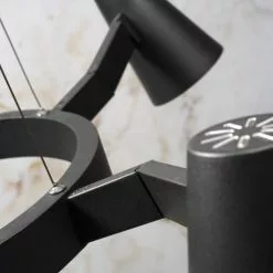 It's About Romi Lustres Suspension Noire 5 Lampes -Luminaires Soldes suspension noire 5 lampes 3