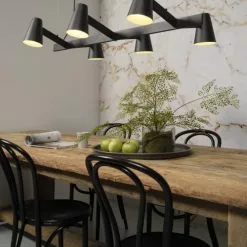 It's About Romi Suspensions Suspension Noire 6 Lampes -Luminaires Soldes suspension noire 6 lampes 2