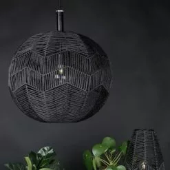 Globen Lighting Suspensions Suspension Noire D45cm -Luminaires Soldes suspension noire d45cm 1