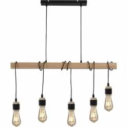 ATHM DESIGN Suspensions Suspension Noire Et Bois