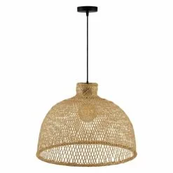 Rendez Vous Déco Suspensions Suspension Ronde 50cm En Bambou -Luminaires Soldes suspension ronde 50cm en bambou 4