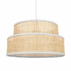 Jardideco Suspensions Suspension Rotin Beige D35cm