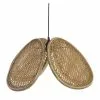 Wadiga Suspensions Suspension Rotin Naturel 50x50x25cm