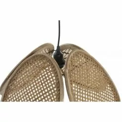Wadiga Suspensions Suspension Rotin Naturel 50x50x25cm -Luminaires Soldes suspension rotin naturel 50x50x25cm 4