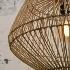 Good & Mojo Suspensions Suspension Rotin Naturel D60cm -Luminaires Soldes suspension rotin naturel d60cm 4