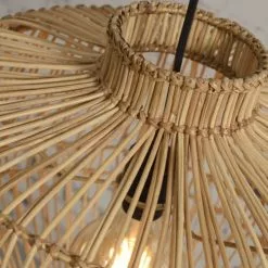 Good & Mojo Suspensions Suspension Rotin Naturel D60cm -Luminaires Soldes suspension rotin naturel d60cm 5