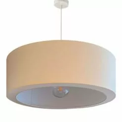 Abat-jours Suspensions Suspension Silvio Beige T 65 X H 25 -Luminaires Soldes suspension silvio beige t 65 x h 25 2
