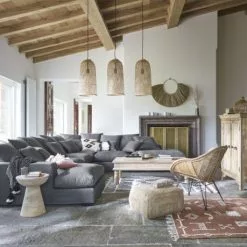 Maisons Du Monde Suspensions Suspension Triple En Bambou Et Métal Noir -Luminaires Soldes suspension triple en bambou et metal noir 1000 16 3 210374 4