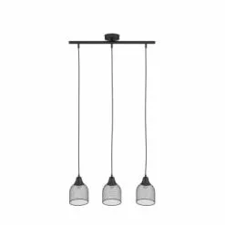 Potiron Paris Suspensions Suspension Triple En Métal Noir -Luminaires Soldes suspension triple en metal noir 4